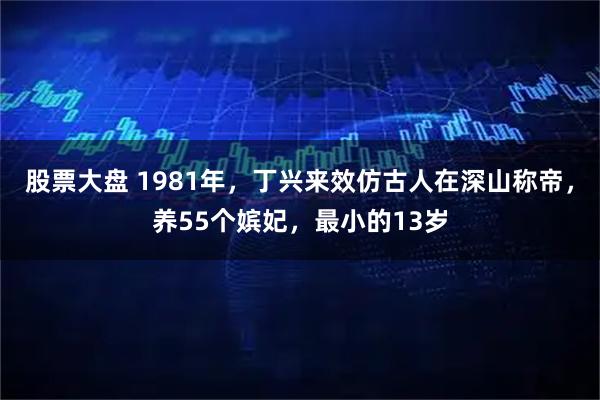 股票大盘 1981年，丁兴来效仿古人在深山称帝，养55个嫔妃，最小的13岁